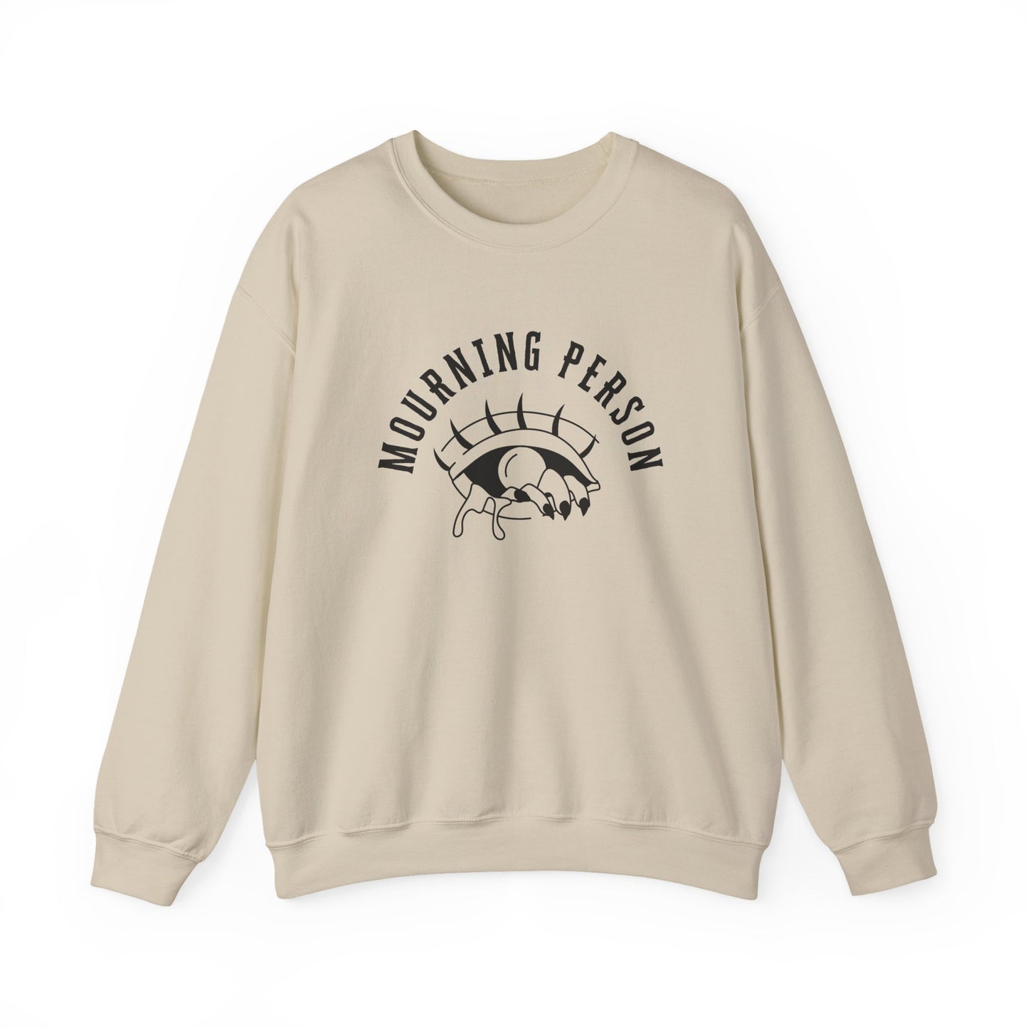 Mourning Person Crewneck Sweatshirt
