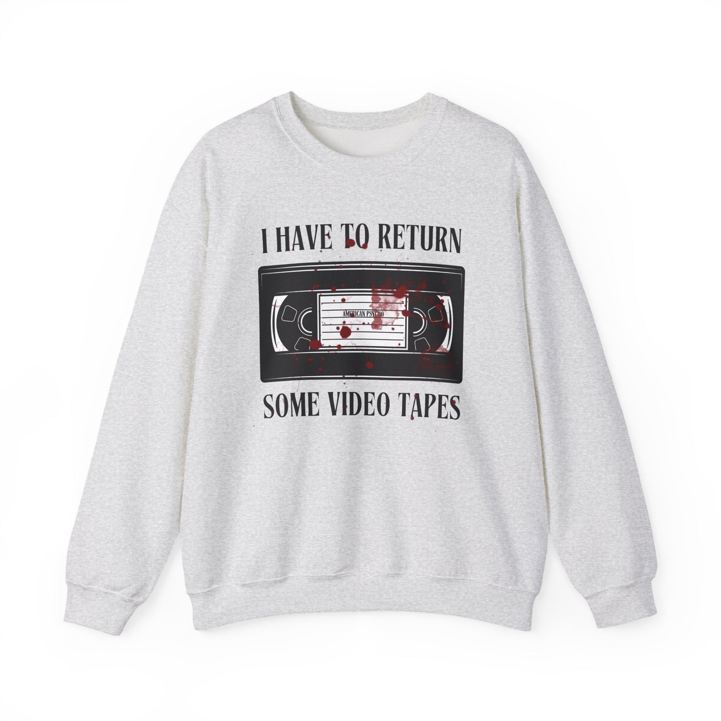 American Psycho Video Tapes Sweatshirt