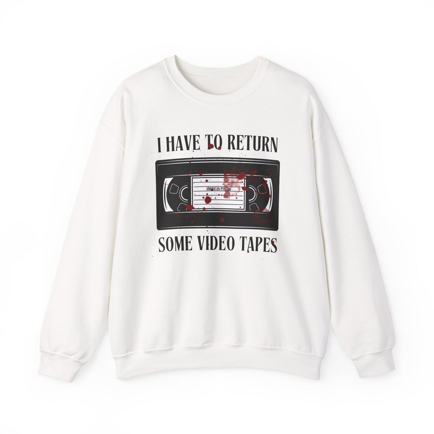 American Psycho Video Tapes Sweatshirt