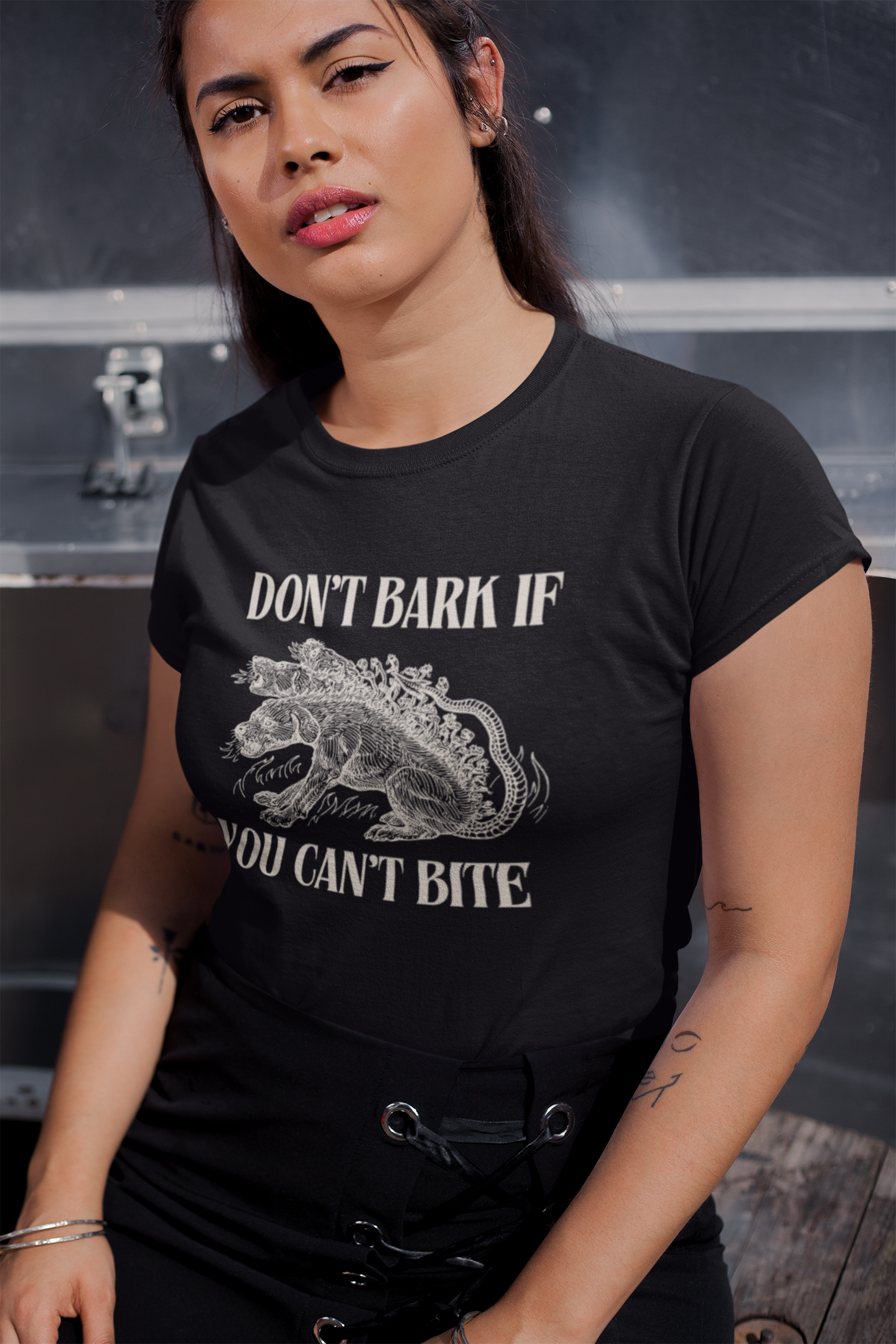 Don't Bark If You Can't Bite Tee