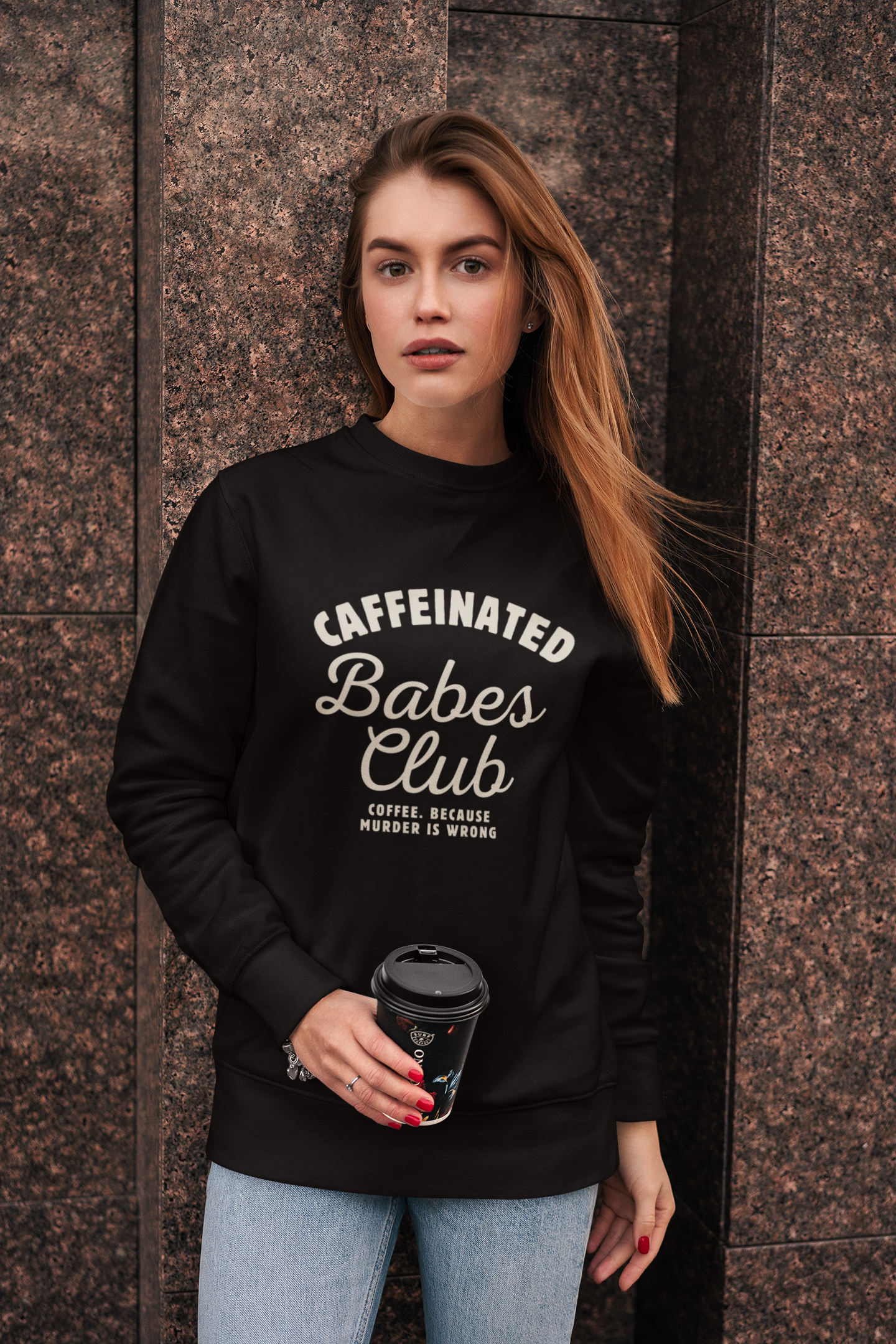 Caffeinated Babes Club Sweatshirt